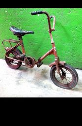 Título do anúncio:  Bicicleta Antiga  Aro 12 Dobrável Marca Grasiella 