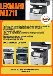 Título do anúncio: Impressoras Lexmark MX711