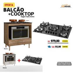 Título do anúncio: Fogão cooktop  com balcão 