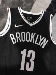 Título do anúncio: Camisa de basquete NBA Brooklyn ( NOVA NO PLÁSTICO )