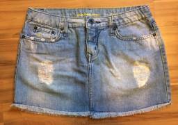 Título do anúncio: saia jeans curta calvin klein