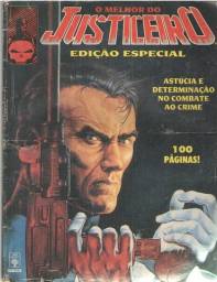 Título do anúncio: Revista em Quadrinhos - O Melhor do Justiceiro - 100pg - 1991 - Marvel-Abril
