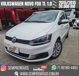 Título do anúncio: Volkswagen Novo Fox TL 1.0 2015 - Semi-Zero - Único Dono 
