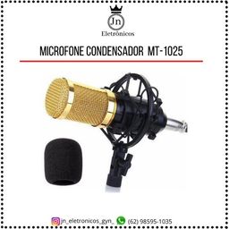 Título do anúncio: Microfone condensador dourado tomate mt-1025