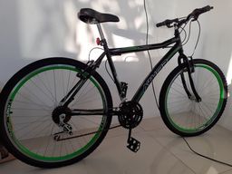 Título do anúncio: Bicicleta Athor Aro 26 preta e verde NOVA