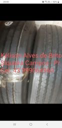 Título do anúncio: Par de pneus Pirelli FR88 295/80 r22.5