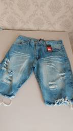 Título do anúncio: Vendo lote de bermuda jeans 