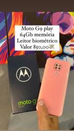 Título do anúncio: Moto G9 play roso