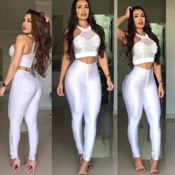 calça da miller branca