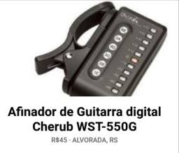 Título do anúncio: Afinador de Guitarra digital marca Cherub WST-550G novíssimo sem a pilha