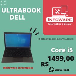 Título do anúncio: Ultrabook Dell 5470 Core i5/HD500GB/04GB Memoria/Garantia
