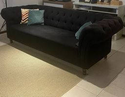 Título do anúncio: Vendo sofá preto moderno