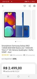 Título do anúncio: Samsung M62 128GB 