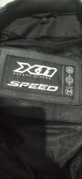 Título do anúncio: Jaqueta X11 speed couro, tamanho M.