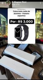 Título do anúncio: Apple Watch S7 45mm Black (Novo) garantia 