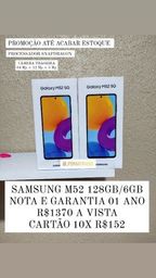 Título do anúncio: SAMSUNG M52 5G 128GB/6GB NOTA E GARANTIA 01 ANO 