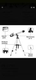 Título do anúncio: Telescópio Profissional Astronômico Refrator 675x Tripé 60mm