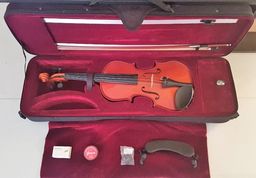 Título do anúncio: Violino Chinês 4/4 com case, espaleira, metrônomo e surdina
