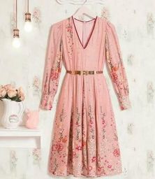 vestido antix rosa