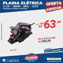 Título do anúncio: Plaina Elétrica 550w Skil 1555 - Entrega grátis