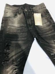 Título do anúncio: Calça jeans skinny masculina nº 36 nova