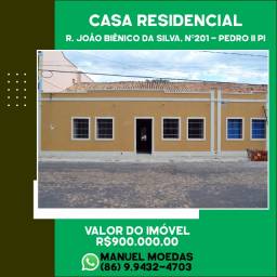 Título do anúncio: Casa Residencial - R. João Benicio da Silva, Nº201 - Pedro II Piauí