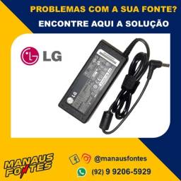 Título do anúncio: Fonte do Notebook LG Nova Fazemos Entrega em todos os bairros de Manaus