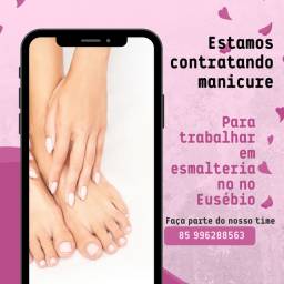 Título do anúncio: Contratamos manicure 