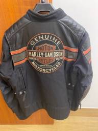 Título do anúncio: Jaqueta Preta Impermeável Harley Davidson - Original 