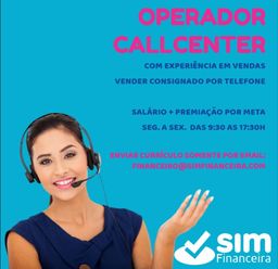 Título do anúncio: Operador Call Center 