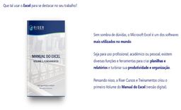 Título do anúncio: Manual do Excel - Volume 1