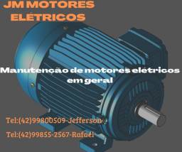 Título do anúncio: Manutenção e rebobinamento de motores elétricos 