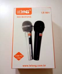 Título do anúncio: Microfone Com Fio - Estojo Com 2 Unidades Lelong Le 901