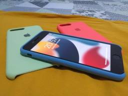 Título do anúncio: IPhone 8 Plus 256 GB na cor cinza com película 3D 
