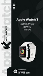Título do anúncio: iPhone Watch Série 3- Prata 