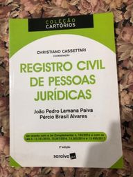 Título do anúncio: Livro registro civil de pessoas jurídicas- João Pedro lâmina Paiva, Pércio Brasil Álvares