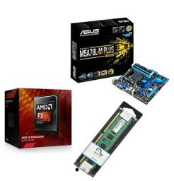 Título do anúncio: Kit FX 6300, Placa Mãe e Memória RAM 8gb DDR3 