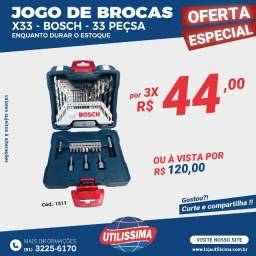 Título do anúncio: Jogo Brocas Pontas 33 Pecas 2a8mm Bosch X33 - Entrega grátis
