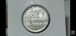Título do anúncio: Q moeda antiga de faz centavos de 1970