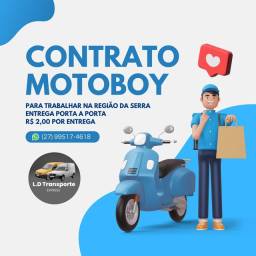 Título do anúncio: Contrato motoboy 