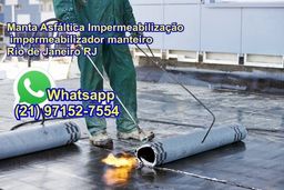 Título do anúncio: ) Impermeabilização impermeabilizador Manta Asfáltica manteiro Rio de Janeiro RJ (