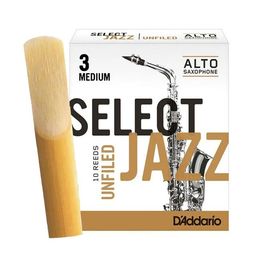 Título do anúncio: Palheta sax alto D'addario select jazz 3M-unfiled