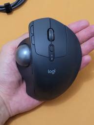 Título do anúncio: Mouse ergonômico Logitech Trackball MX Ergo, conexão com ou sem fio, inclinação ajustável