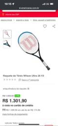 Título do anúncio: Raquete de tênis Wilson Ultra 26 - *NOVA*