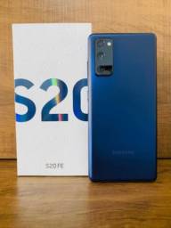 Título do anúncio: Lançamento Samsung Galaxy S20 FE 5G 128GB 6GB RAM Azul Snapdragon Lacrado