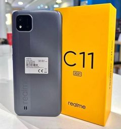 Título do anúncio: Realme C11 Dual SIM 32 GB Grey/Azul  Novo