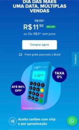 Título do anúncio: Vendo maquinhas de cartão de crédito e débito , a partir de 11 reais e 300 reais sem taxa 