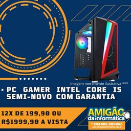 Título do anúncio: Computador Gamer Semi-novo com garantia core i5 