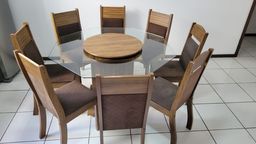 Título do anúncio: Mesa de jantar com 8 cadeiras