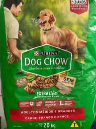 Título do anúncio: Ração Dog Chow Adulto 20kg sem corante*